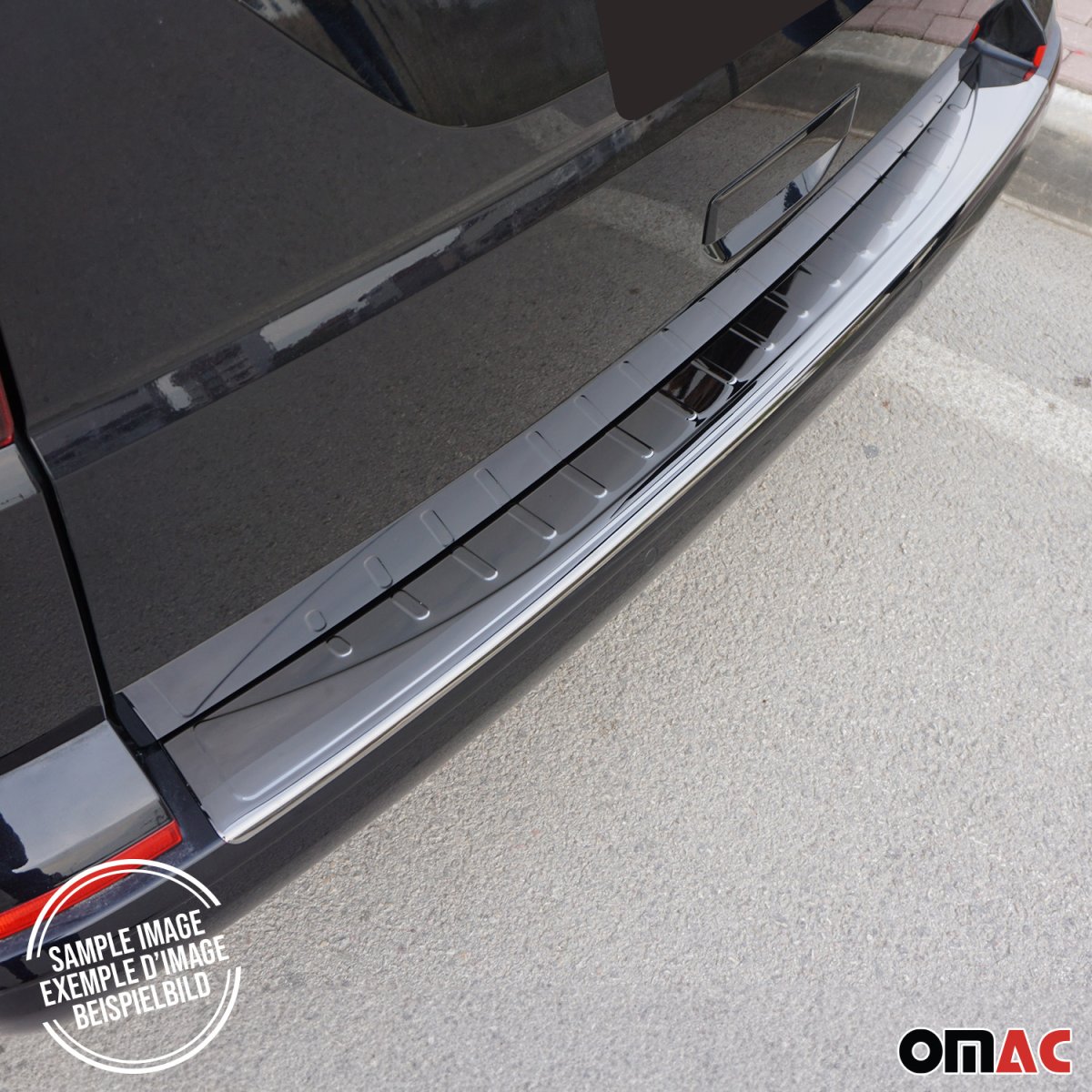 smart fortwo Rear Bumper Sill Cover - Omac - Gloss Dark - 2016-2017